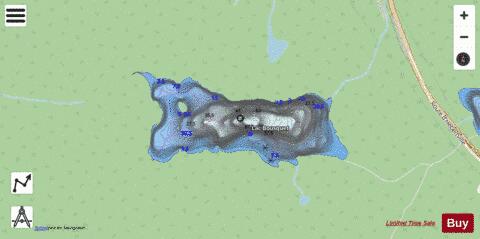 Bousquet, Lac depth contour Map - i-Boating App - Streets