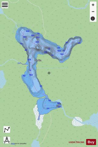 Pika, Lac depth contour Map - i-Boating App - Streets