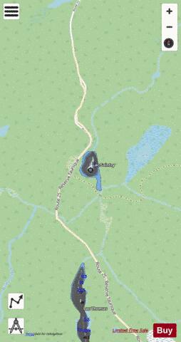 Saintry, Lac depth contour Map - i-Boating App - Streets