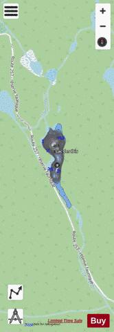 Ibis, Lac des depth contour Map - i-Boating App - Streets