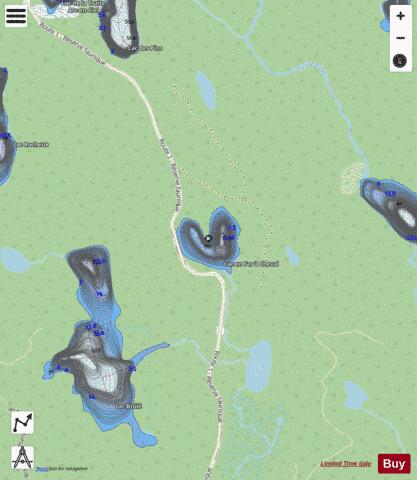 Fer a Cheval, Lac en depth contour Map - i-Boating App - Streets