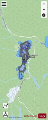 Rat Musque, Petit lac du depth contour Map - i-Boating App - Streets