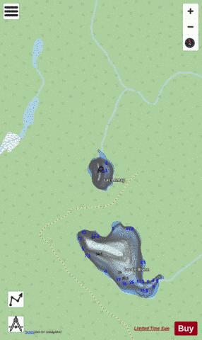 Lemay, Lac depth contour Map - i-Boating App - Streets