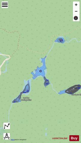 Brulot, Lac du depth contour Map - i-Boating App - Streets