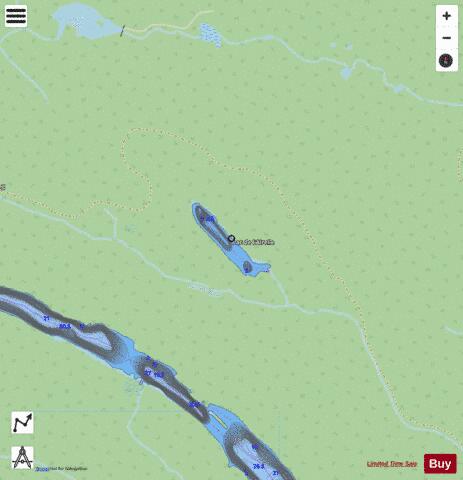 Airelle, Lac de l' depth contour Map - i-Boating App - Streets