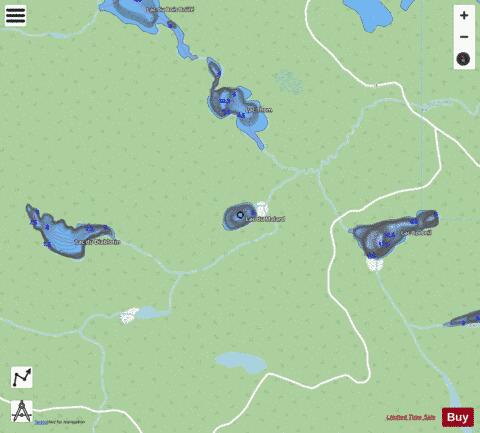 Malard, Lac du depth contour Map - i-Boating App - Streets