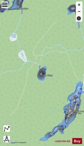 Beluga, Lac depth contour Map - i-Boating App - Streets