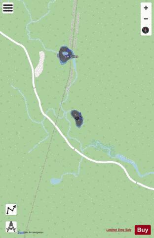 Baston, Lac depth contour Map - i-Boating App - Streets