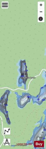 Pyrole, Lac de la depth contour Map - i-Boating App - Streets
