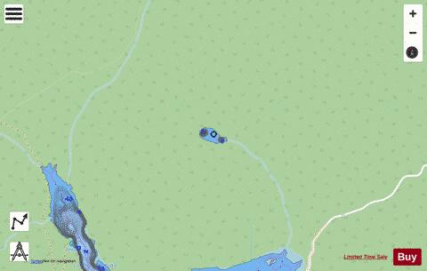 Ovide, Lac depth contour Map - i-Boating App - Streets