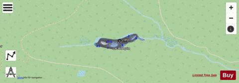 Arlequin, Lac depth contour Map - i-Boating App - Streets