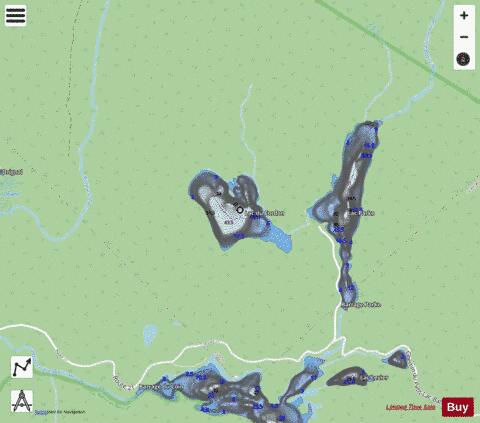 Cordon, Lac du depth contour Map - i-Boating App - Streets