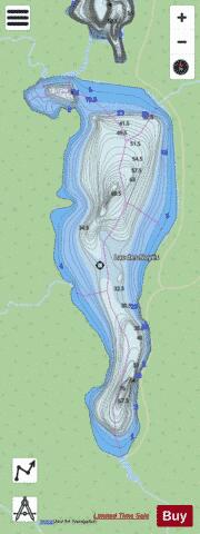 Noyes, Lac des depth contour Map - i-Boating App - Streets