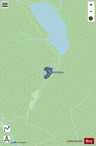 Poisson, Petit lac depth contour Map - i-Boating App - Streets