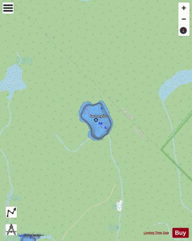 Langlier, Lac depth contour Map - i-Boating App - Streets