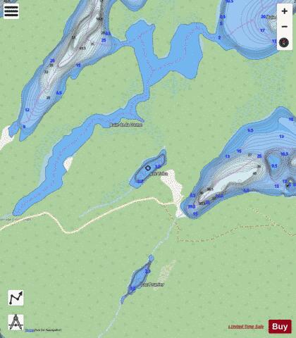 Toba, Lac depth contour Map - i-Boating App - Streets
