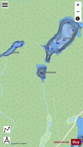 Raemer, Petit lac depth contour Map - i-Boating App - Streets