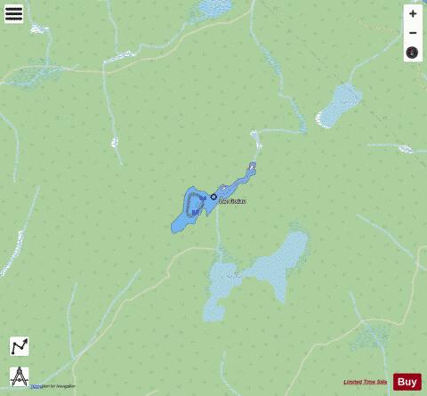 Fissiau, Lac depth contour Map - i-Boating App - Streets