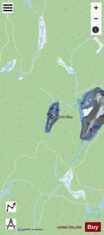 Piton, Lac du depth contour Map - i-Boating App - Streets
