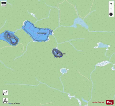 Badin, Lac depth contour Map - i-Boating App - Streets
