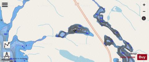 Jannee, Lac depth contour Map - i-Boating App - Streets