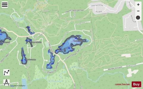 Parent, Lac depth contour Map - i-Boating App - Streets