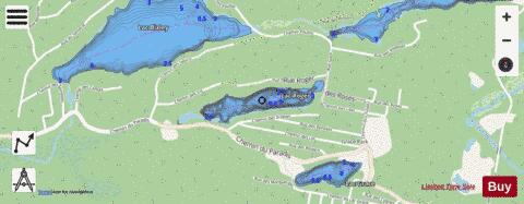 Grace, Lac depth contour Map - i-Boating App - Streets