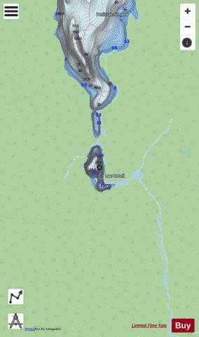 Orteil, Lac depth contour Map - i-Boating App - Streets