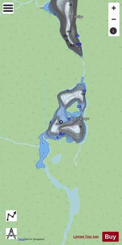 Cyclope, Lac depth contour Map - i-Boating App - Streets