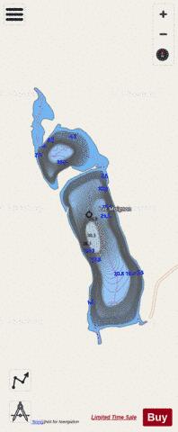 Moignon, Lac depth contour Map - i-Boating App - Streets