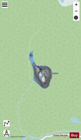 WOLFE LAC depth contour Map - i-Boating App - Streets