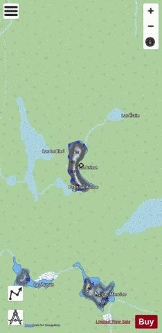 Avisse  Lac depth contour Map - i-Boating App - Streets