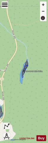 Baie Noire  Lac De La depth contour Map - i-Boating App - Streets