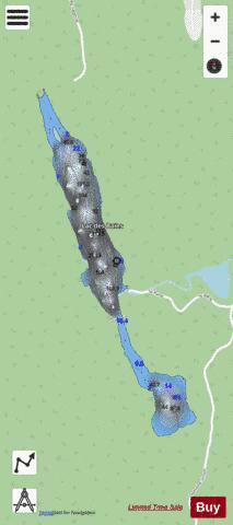 Baies, Las des depth contour Map - i-Boating App - Streets