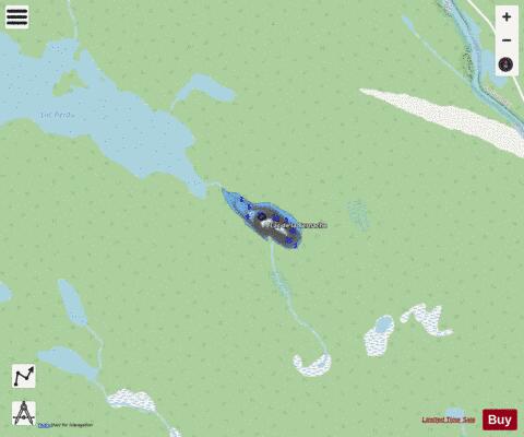 Bernache  Lac De La depth contour Map - i-Boating App - Streets