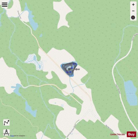 Bonsejour  Lac depth contour Map - i-Boating App - Streets