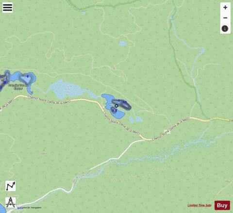 Castor  Troisieme Lac Du depth contour Map - i-Boating App - Streets