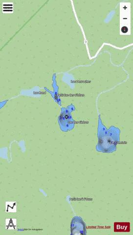 Cedres  Lac Des depth contour Map - i-Boating App - Streets