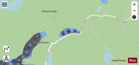 Charette  Lac depth contour Map - i-Boating App - Streets