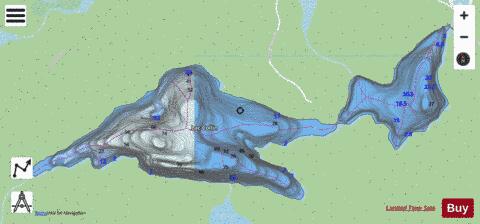 Collin, Petit lac depth contour Map - i-Boating App - Streets