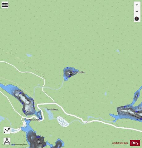 Colline  Lac De La depth contour Map - i-Boating App - Streets