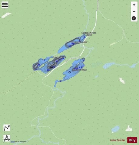 Dame  Lac De La depth contour Map - i-Boating App - Streets