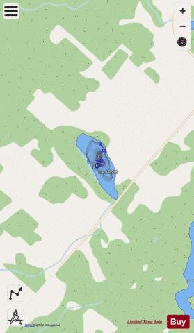 David  Lac depth contour Map - i-Boating App - Streets