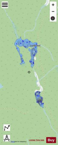 Grouard  Lac depth contour Map - i-Boating App - Streets