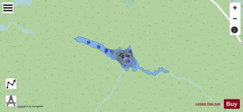 Guindon  Lac depth contour Map - i-Boating App - Streets