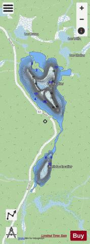 Kieffer / Escalier  Lac depth contour Map - i-Boating App - Streets