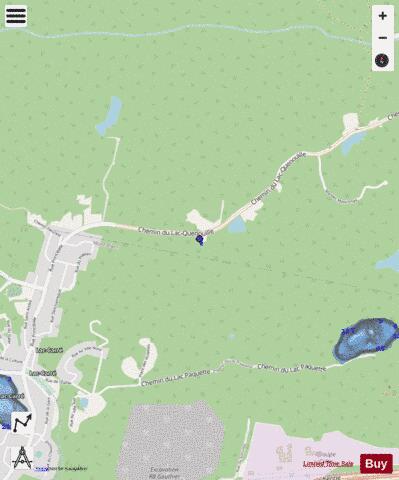 Lac Joseph Arthur Roy depth contour Map - i-Boating App - Streets