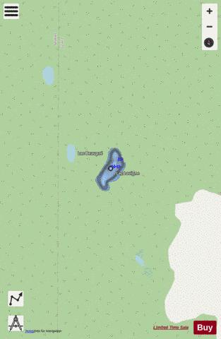 Lavigne  Lac depth contour Map - i-Boating App - Streets