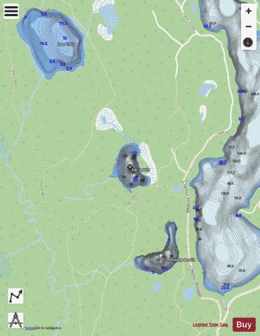 Louis  Lac depth contour Map - i-Boating App - Streets