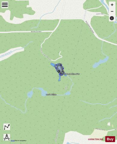 Mine D Or  Lac De La depth contour Map - i-Boating App - Streets